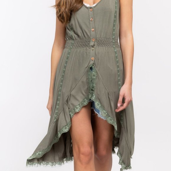 Lace Button Front Cardigan by POL - Picture 3 of 6